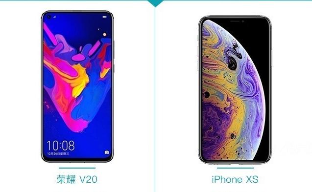 荣耀V20与iPhone XS对比评测：4800万像素强在哪？