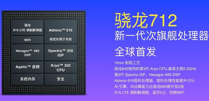 小米9 SE正式发布：首发骁龙712处理器 售价1999元起