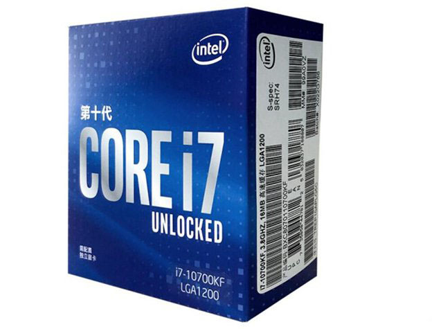 Intel酷睿i7-10700KF处理器（盒装）