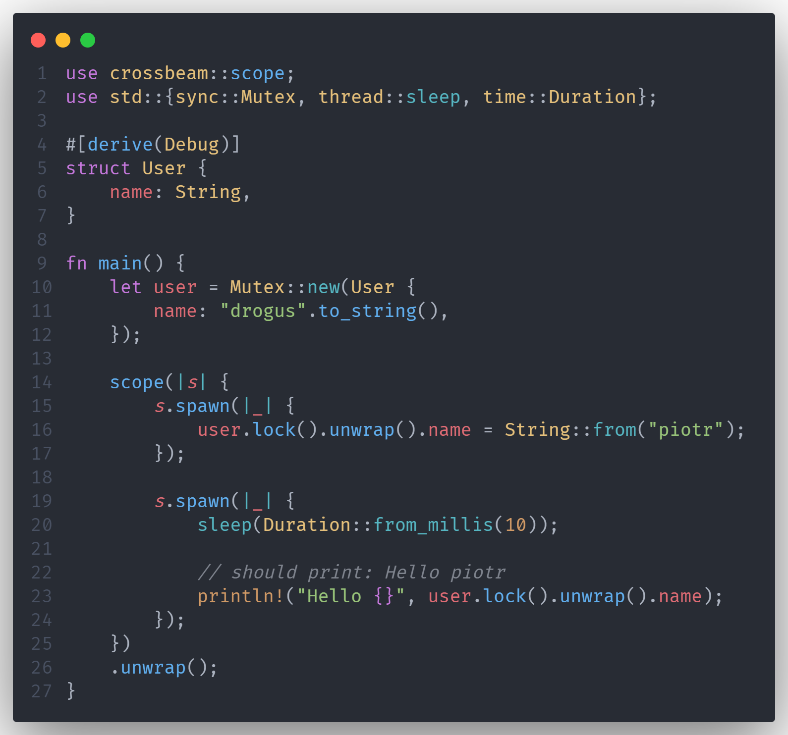 Rust中的并发性：Sync 和 Send Traits标记 trait