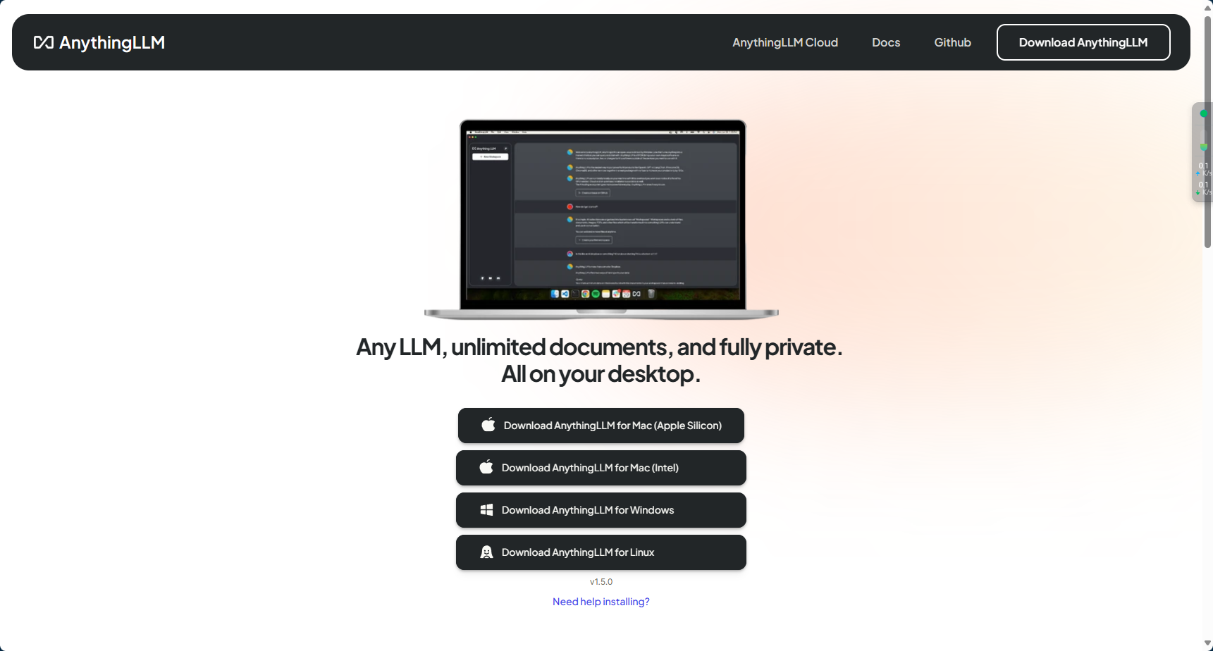 使用ollama + AnythingLLM快速且简单的在本地部署llama3