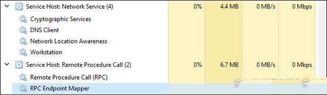 服务主机进程svchost.exe占用内存过高的解决办法