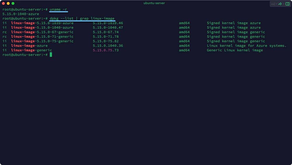 Ubuntu系统中删除多余内核或卸载内核的方法