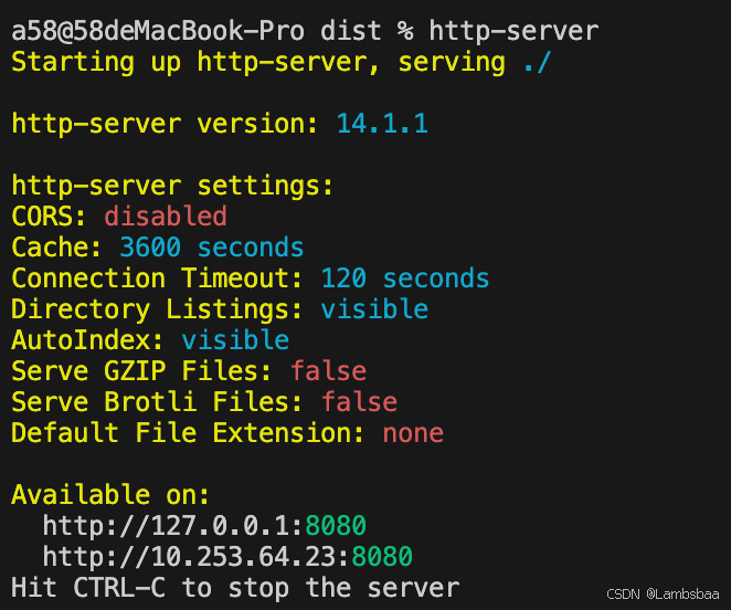 轻量级服务器http-server的安装和配置详解