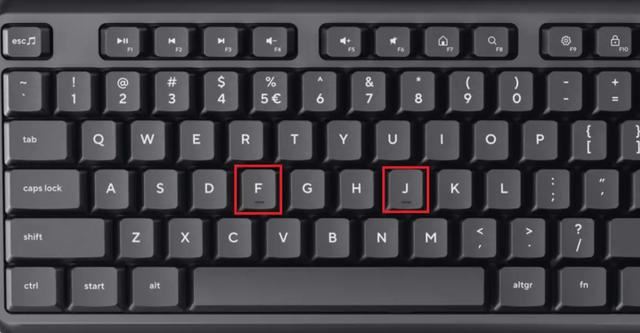 键盘上F和J这两个键两个凸起的横线的作用
