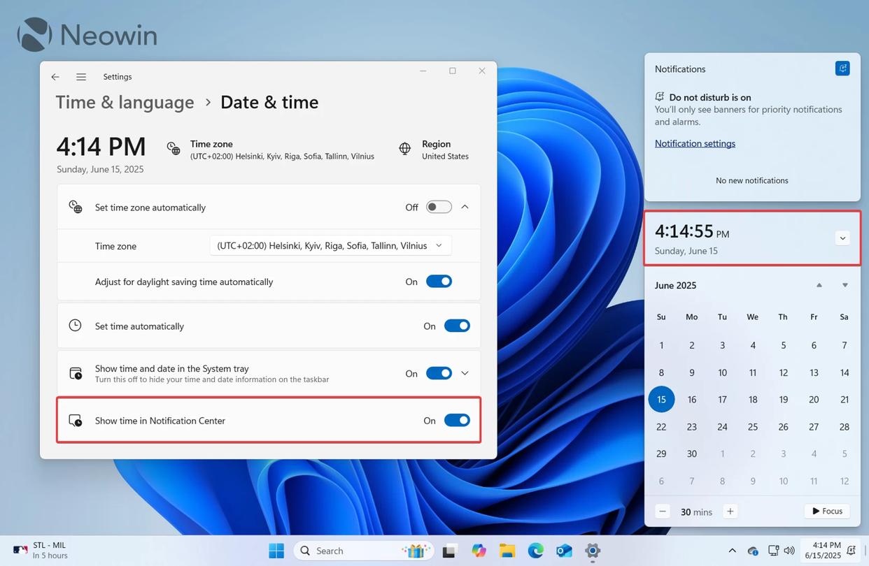 Win11系统任务栏时钟显示秒数功能的设置方法