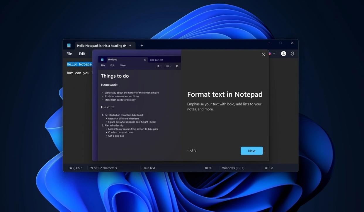 Win11系统电脑记事本全面支持Markdown格式