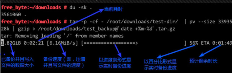 CentOS系统查看命令执行进度的方法教程