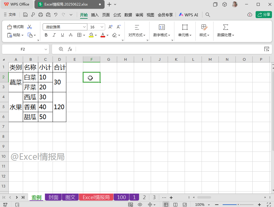 WPS Excel表格中双层饼图的神奇用法
